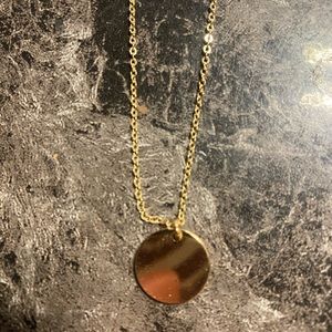 16” gold coin necklace